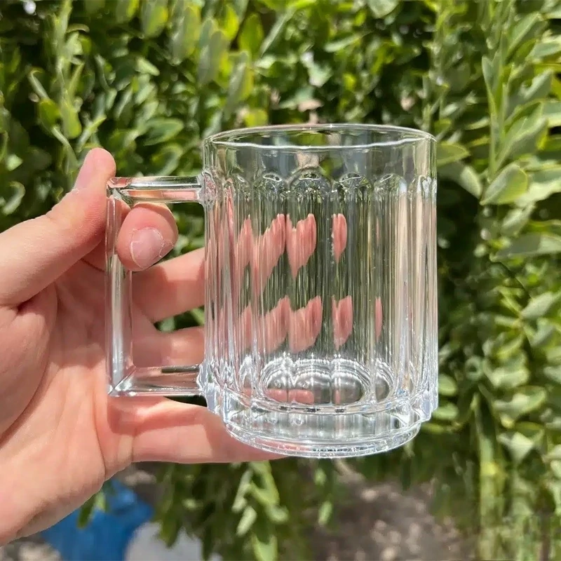 لیوان کلاسیک دسته دار بلور زنگان Zangan Glass