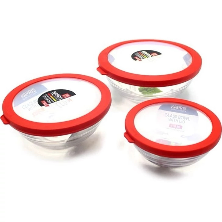 ظروف یخچال و ماکروفری ست کاپریس 3 عددی
