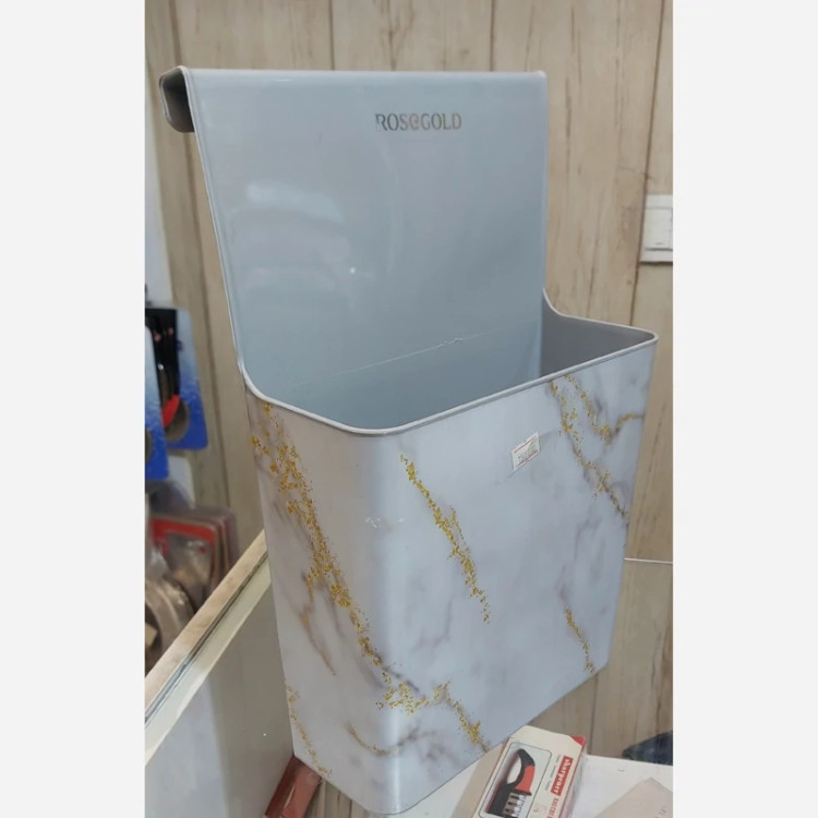 سطل زباله کابینتی رزگلد مدل ماربل