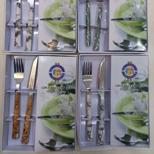 کارد و چنگال یونیک لایف 12 عددی