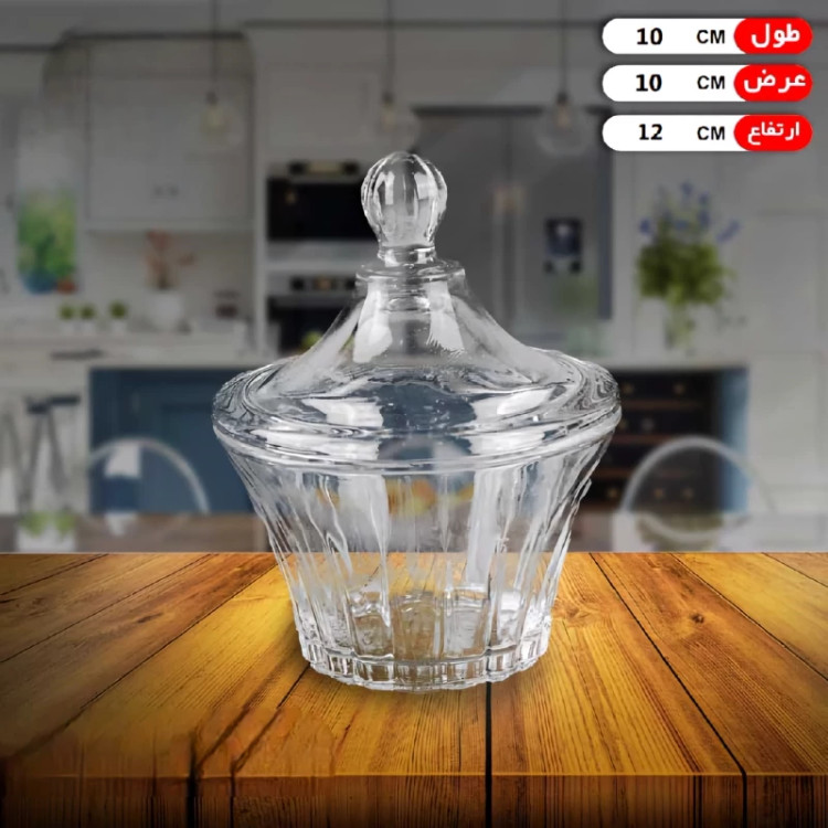 قندان پیانو بلور کاوه 1 عددی