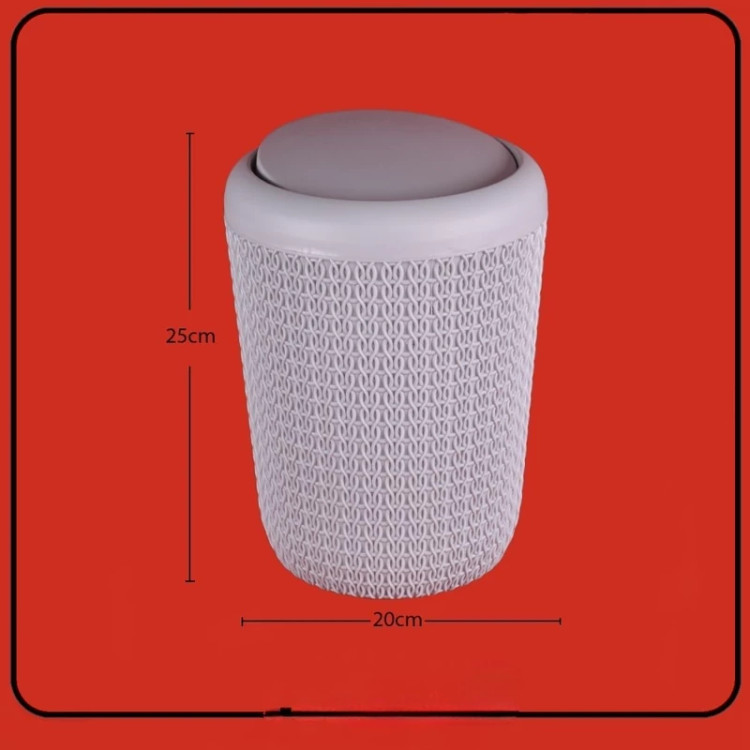 سطل زباله مدل بافت بادبزنی