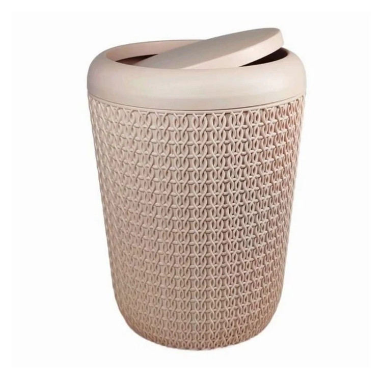 سطل زباله مدل بافت بادبزنی