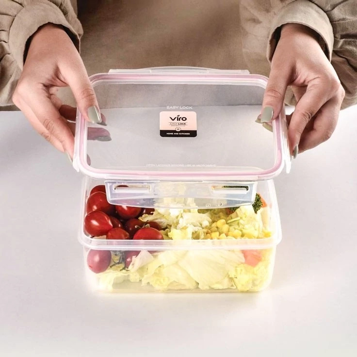 ظرف نگهدارنده غذای فریزری چهار قفل ویرو 2500 میل