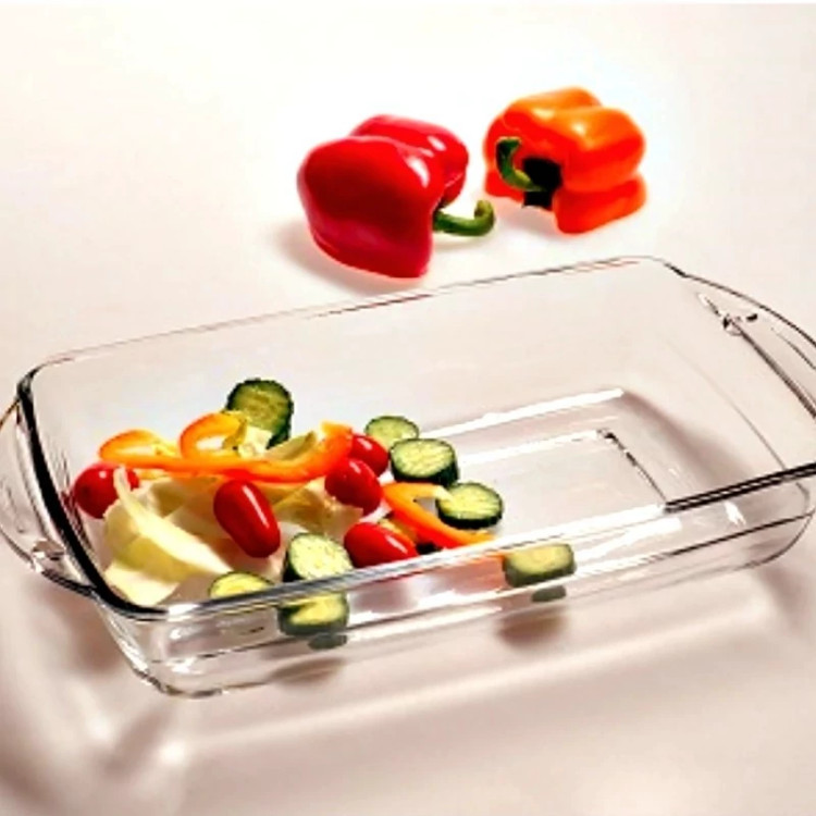 مرغ خوری شیشه ای بلور کاوه با ابعاد 28 سانت