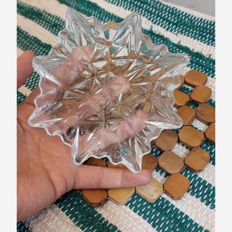 زیر لیوانی jce flouel شیشه ای بسته 6 عددی