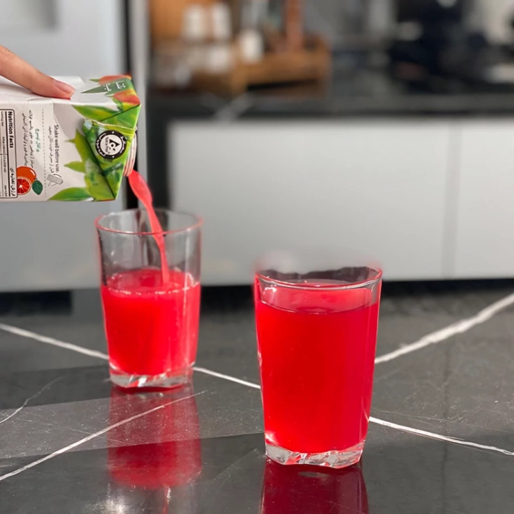 لیوان شیشه ای توسکا کادو بسته 6 عددی