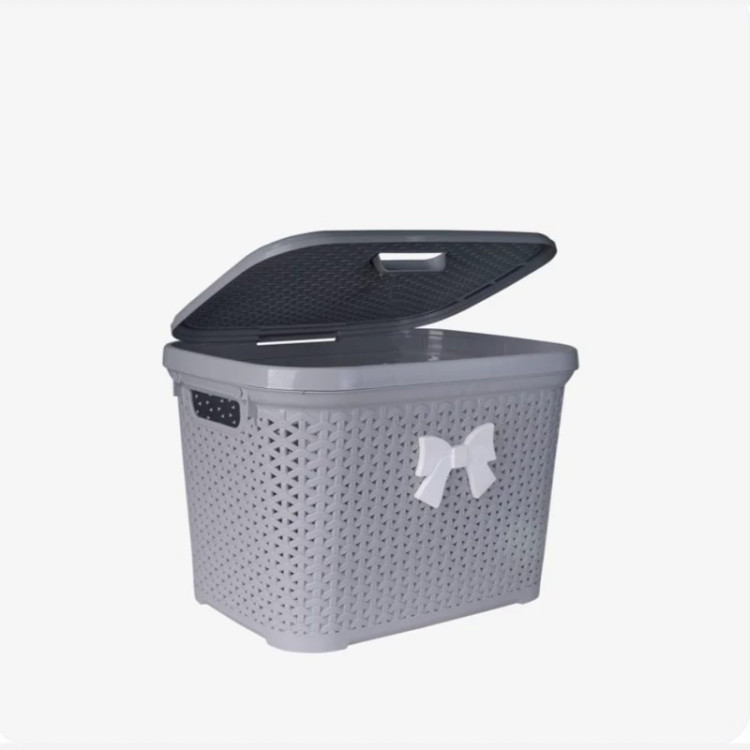 سبد لباس دربدار کوچک لایف بازن