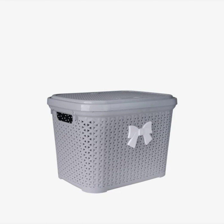 سبد لباس دربدار کوچک لایف بازن