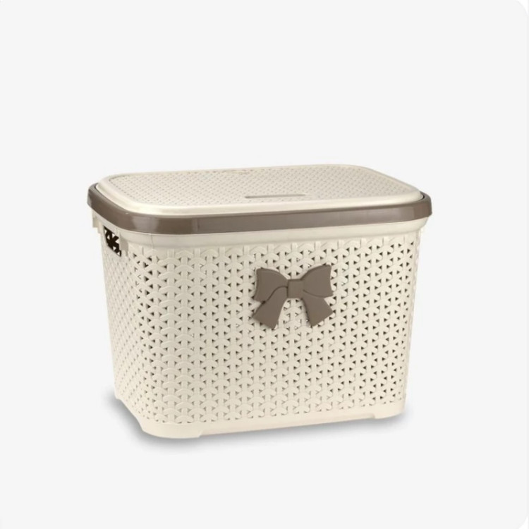 سبد لباس دربدار کوچک لایف بازن