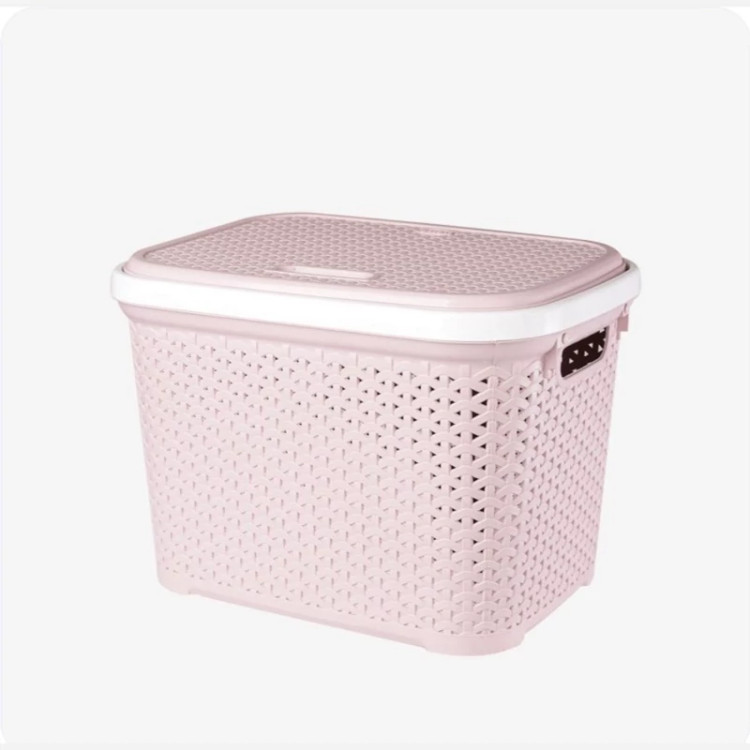 سبد لباس دربدار کوچک لایف بازن