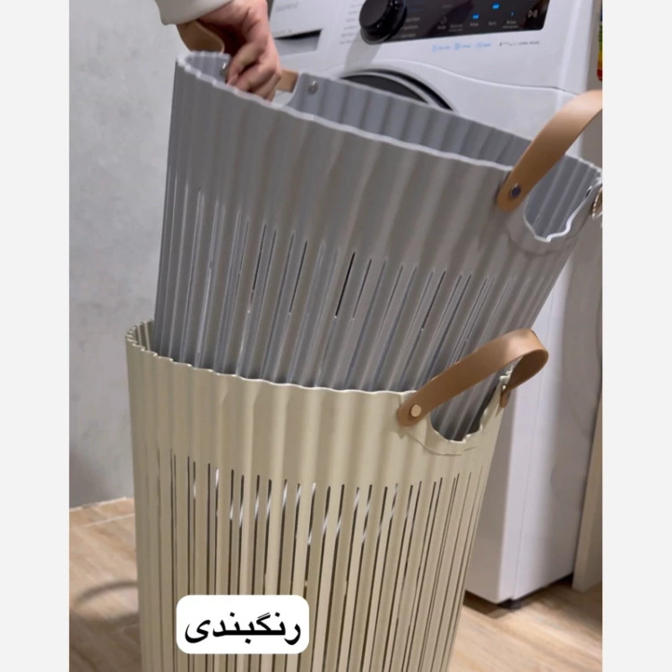 سبد رخت و نظم دهنده همارا ویو دسته چرمی