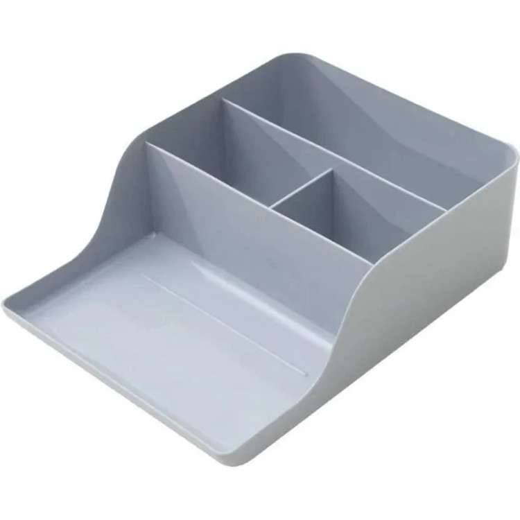 مقسم رومیزی گلد دارای 4 بخش مجزا برای تفکیک لوازم تحریر، نوتبوک و وسایل کوچک