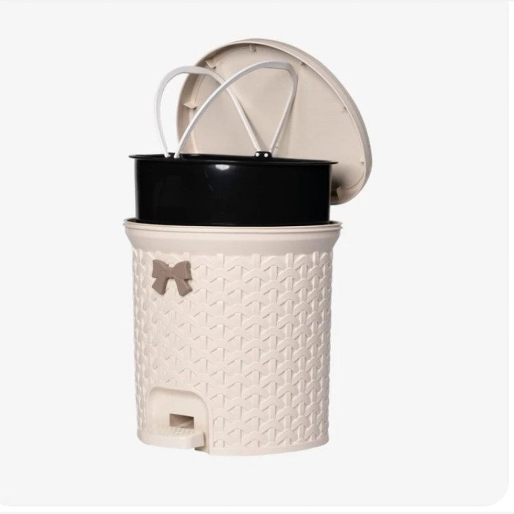 سطل پدالی بزرگ 15 لیتری لایف پلاستیکی 1 عدد