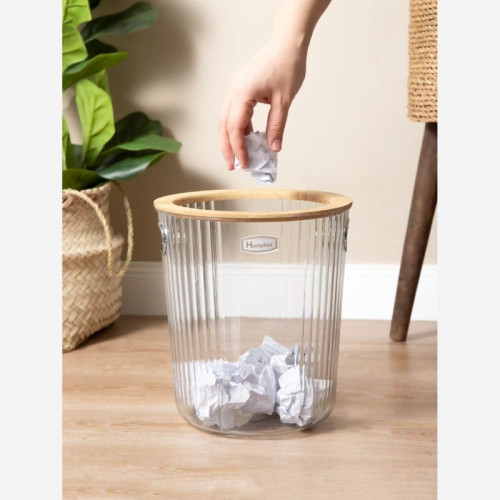 سطل کاغذ درب چوبی رابین هوم کت