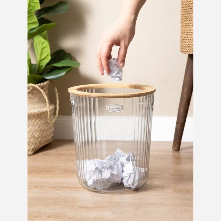 سطل کاغذ درب چوبی رابین هوم کت