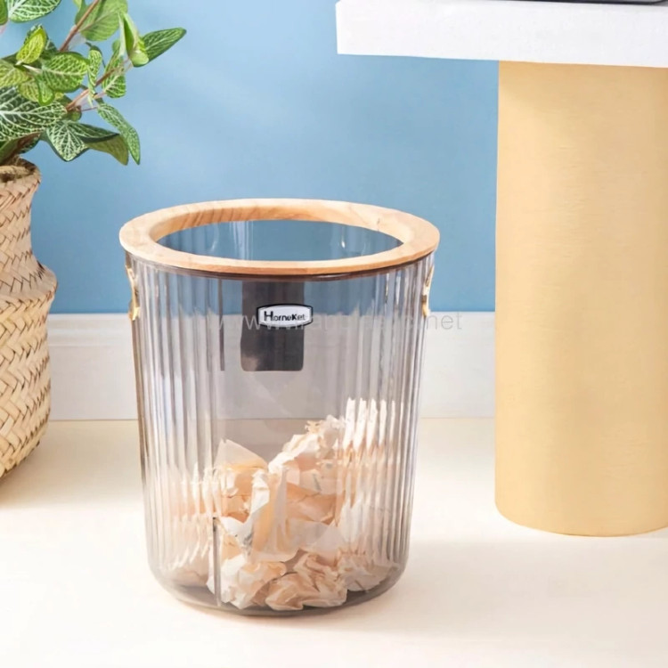 سطل کاغذ درب چوبی رابین هوم کت