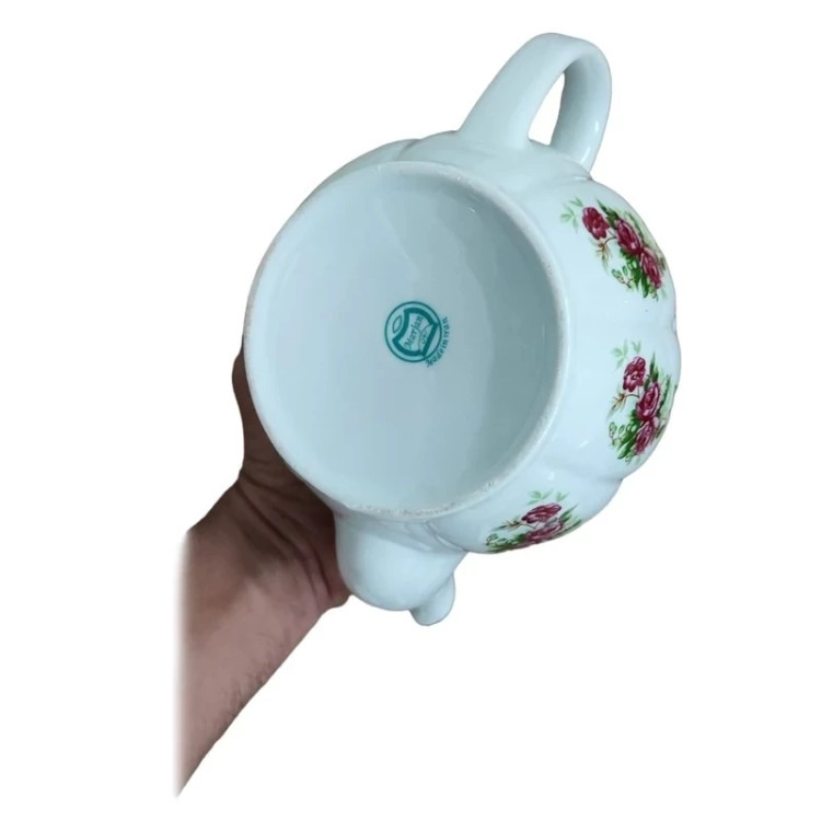 قوری بزرگ مرجان گلسرخی مدل m6