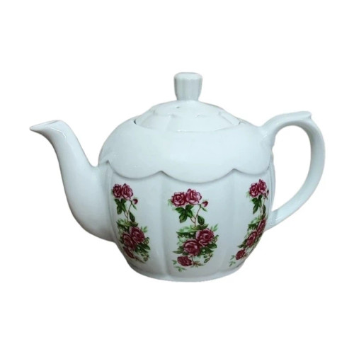 قوری بزرگ مرجان گلسرخی مدل m6