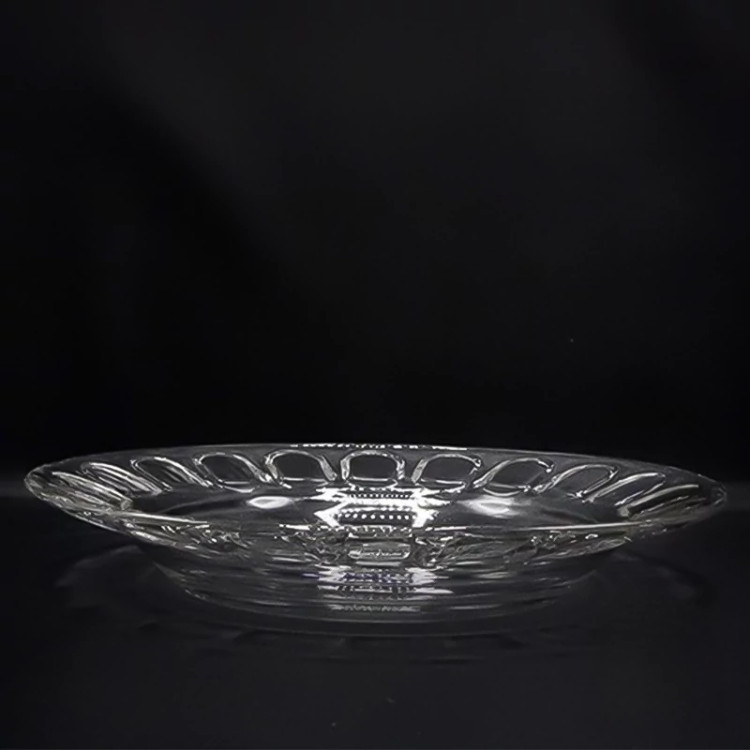 بشقاب زیبای بلور کاوه مدل مروارید بسته 6 عددی