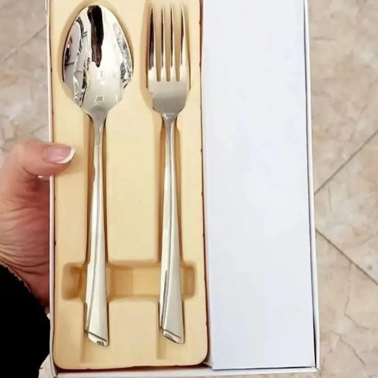 قاشق چنگال یونیک مدل ناخنی 6 نفره استیل 18/10