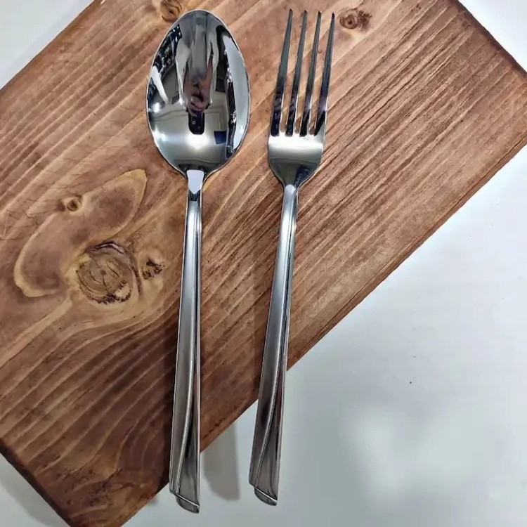 قاشق چنگال یونیک مدل ناخنی 6 نفره استیل 18/10