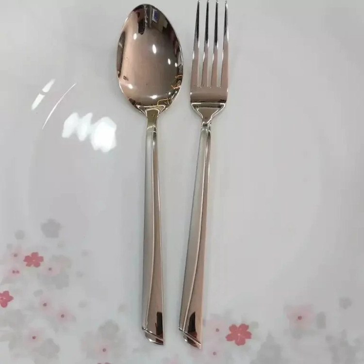 قاشق چنگال یونیک مدل ناخنی 6 نفره استیل 18/10