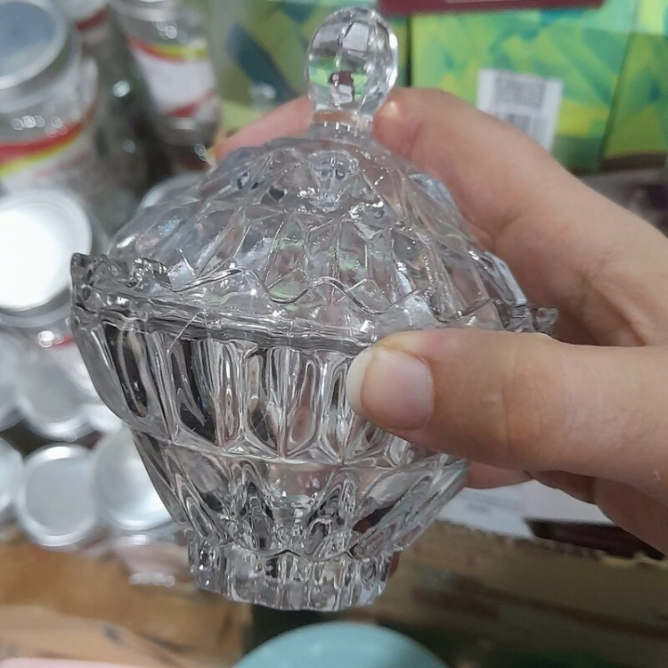 قندان شیشه ای مدل مانیلا