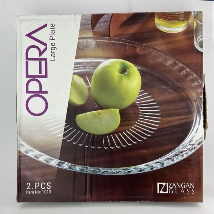 دیس زنگان گلس مدل اپرا 1010 بسته 2 عددی