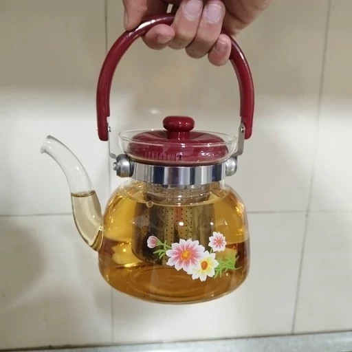 قوری پیرکس ۱/۸ لیتری خارجی شعله مستقیم برند pot