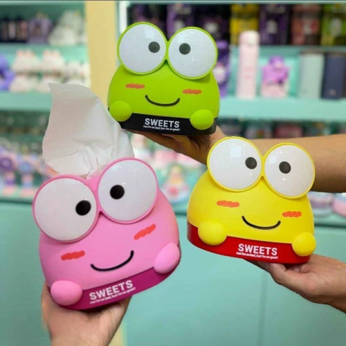 جا دستمال کاغذی فانتزی قورباغه