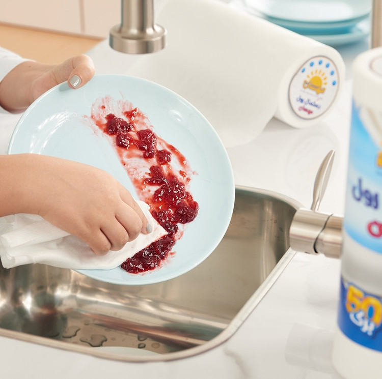 دستمال رول 50 برگ مهسان