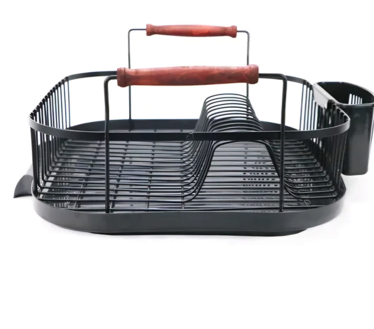 آبچکان جگوار مدل دسته چوبی 1 طبقه به همراه سینی پلاستیکی و جاقاشقی پلاستیکی