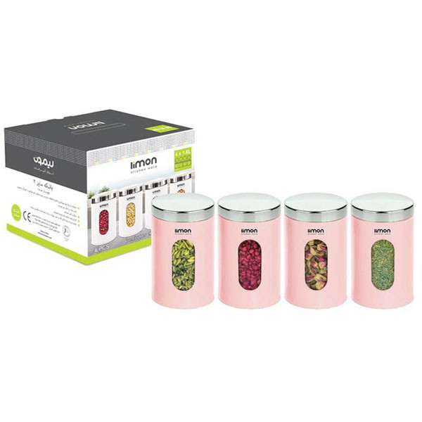 جای حبوبات شماره ۱ شفاف لیمون