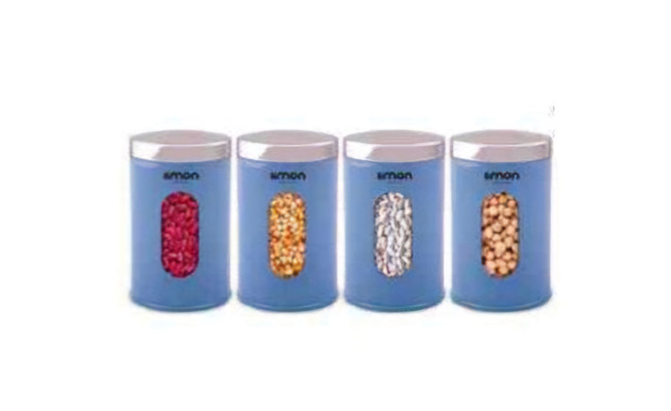 جای حبوبات شماره ۱ شفاف لیمون