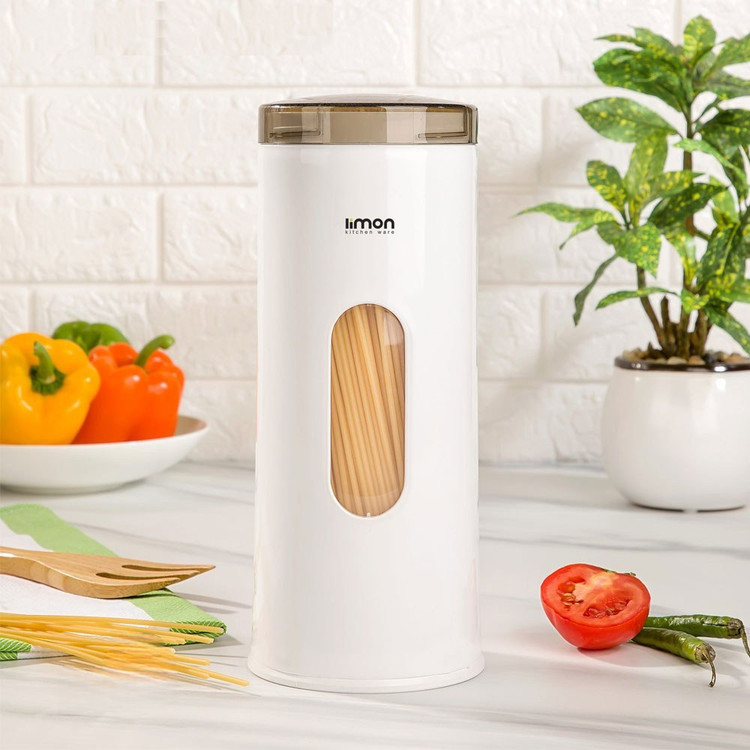 جا ماکارانی گرد درب شفاف ۲ لیمون