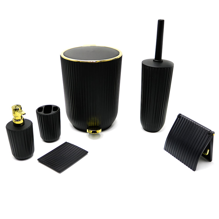 ست بهداشتی پدالی ۶ تیکه زبرا همارا پلاستیکی