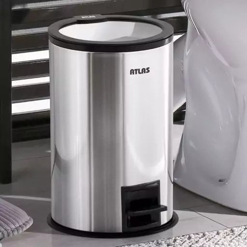 سطل زباله استیل پدال دار 5 لیتری هانیس