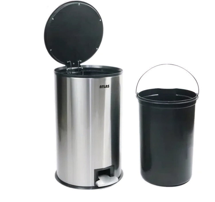 سطل زباله استیل پدال دار 5 لیتری هانیس