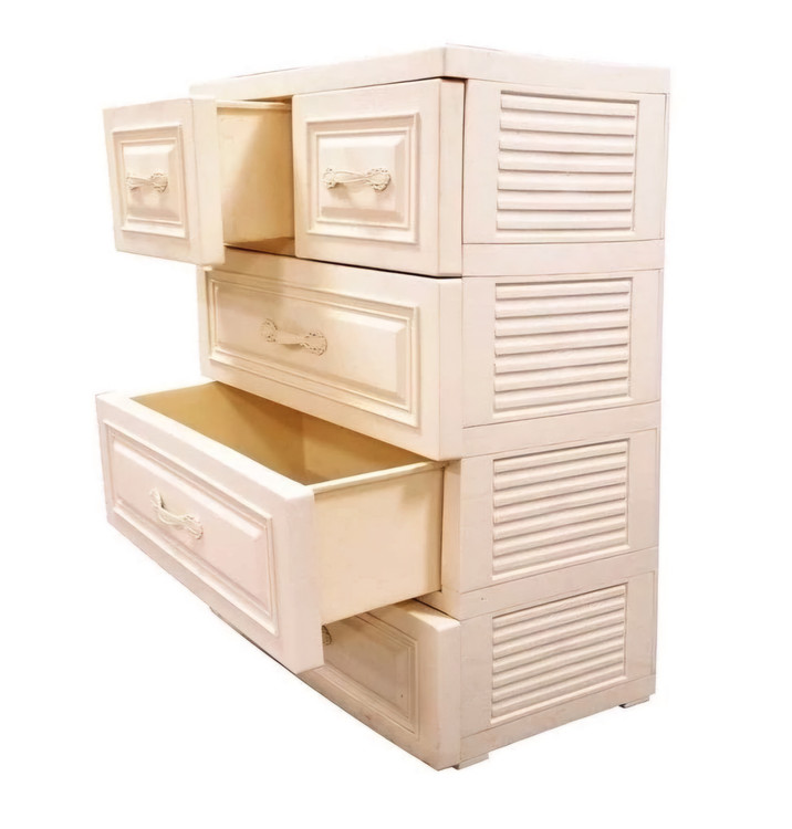 دراور پلاستیکی 4 طبقه بزرگ ممتاز پلاستیک 5 کشو