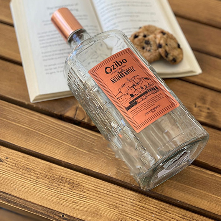 بطری شیشه ای زیبا بیلیارد پلاس سایز ۱ بزرگ