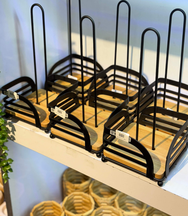 جادستمال رولی مربع فلز و چوب لیمنتاک