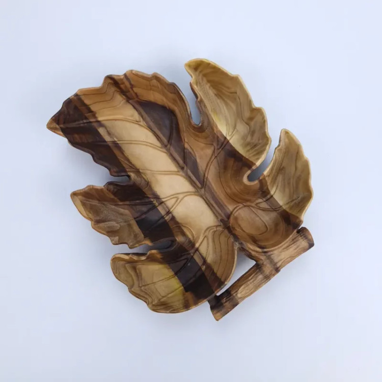 اردوخوری طرح برگ انگور رگه دار چوبی