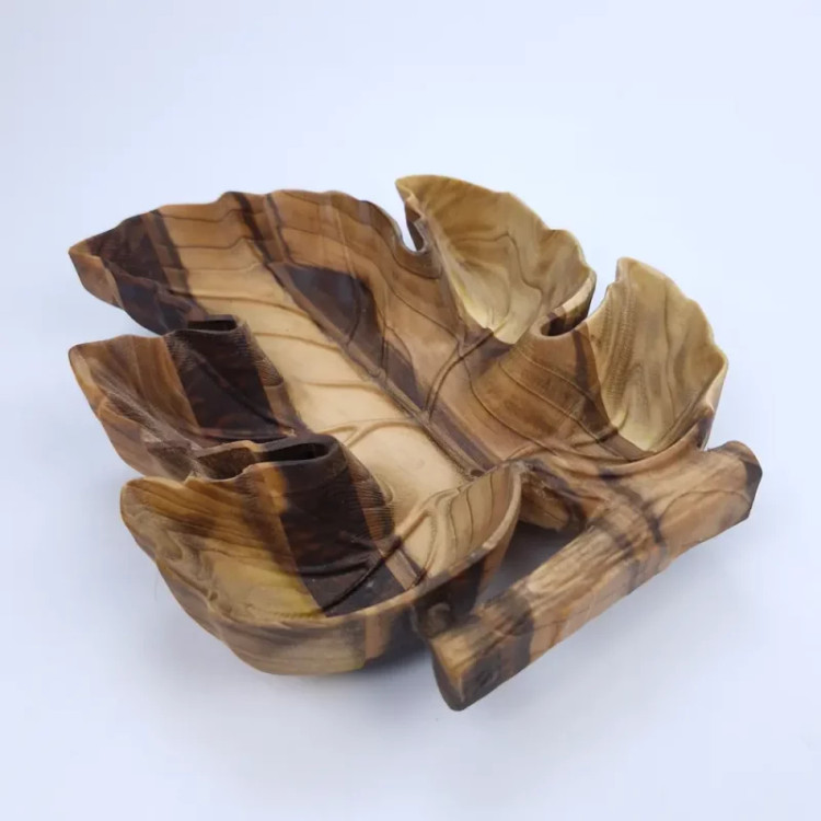 اردوخوری طرح برگ انگور رگه دار چوبی