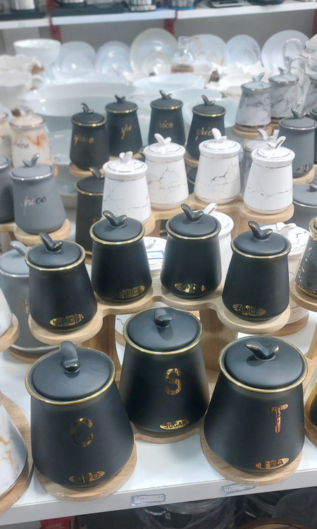 پا سماوری سرامیکی کف چوبی