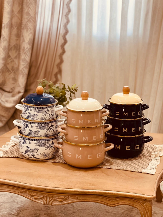 سرویس قابلمه لعابی SMEG (اسمگ)