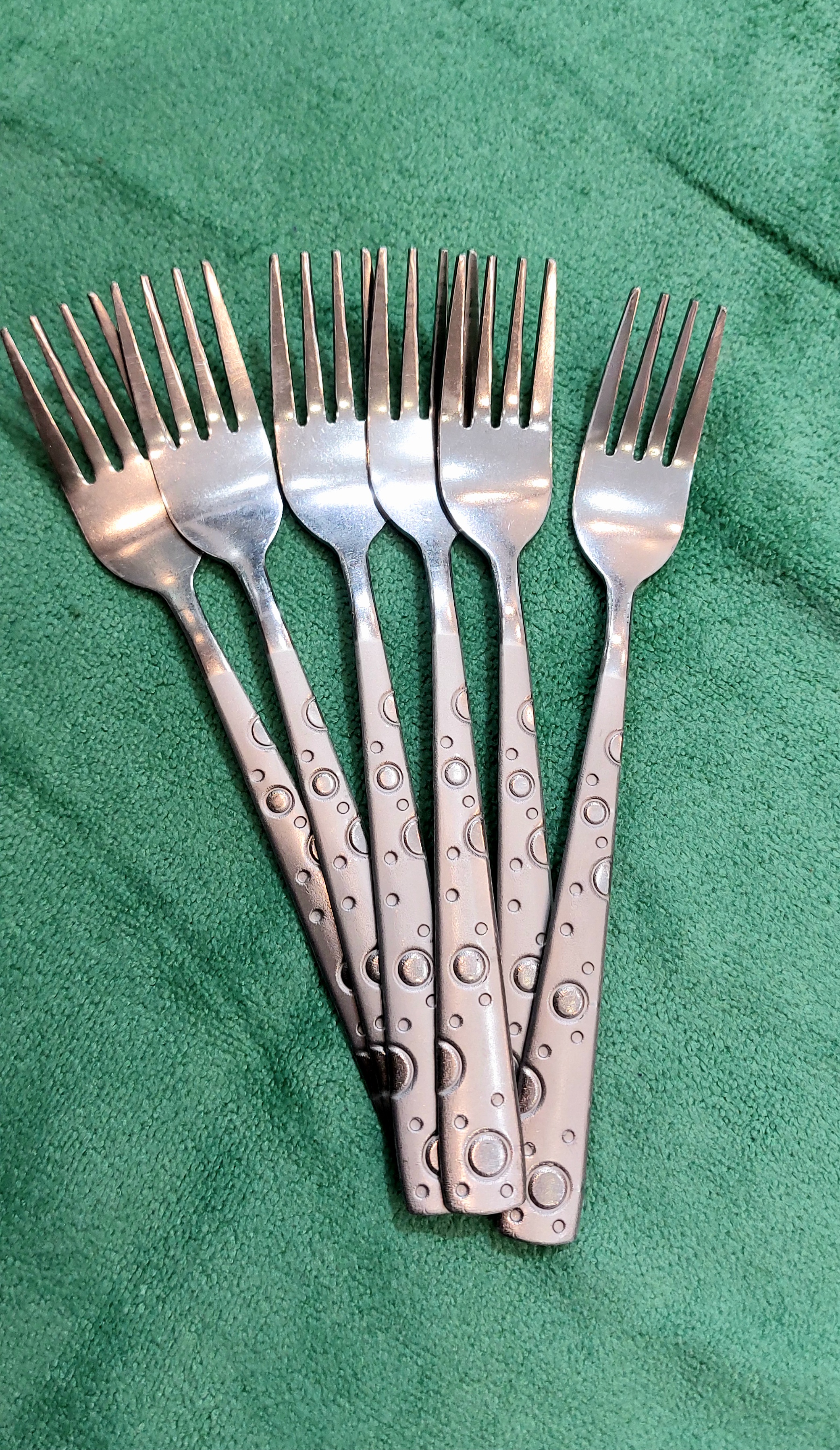 چنگال کوچک مدل توپی بسته 6 عددی