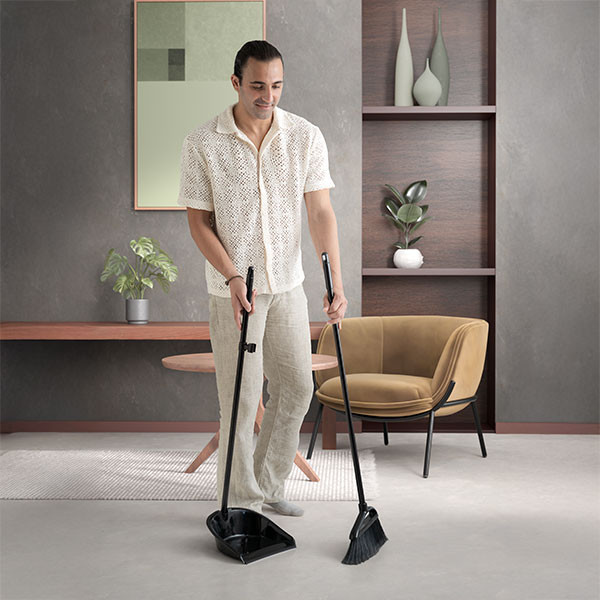 ست جاروب و خاک انداز کلاسیک مهسان