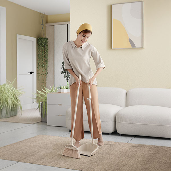 ست جاروب و خاک انداز کلاسیک مهسان