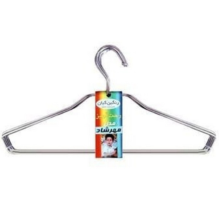 چوب لباس فلز مهرشاد ساده تعداد در کارتن 40
